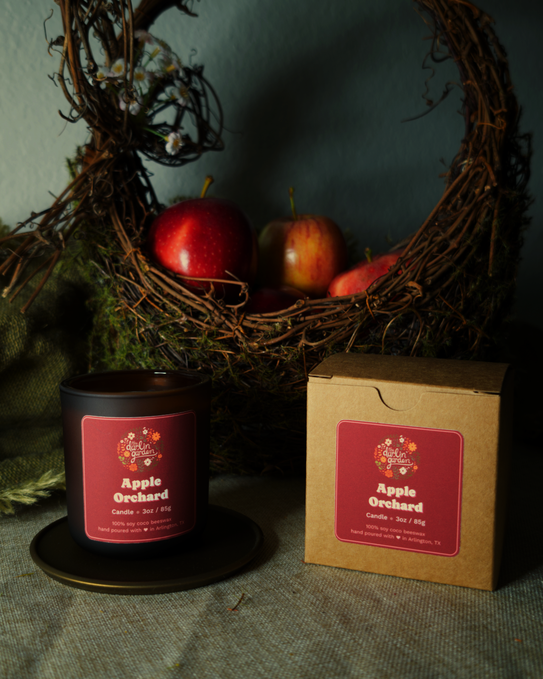 Apple Orchard Wood Wick Candle