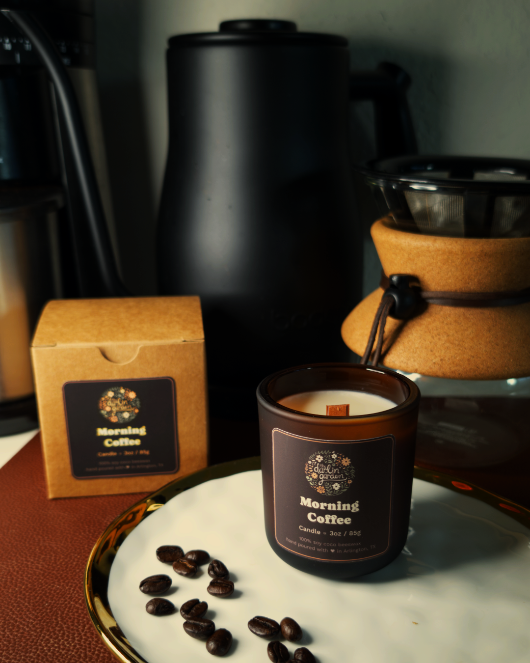 Morning Coffee Wood Wick Candle