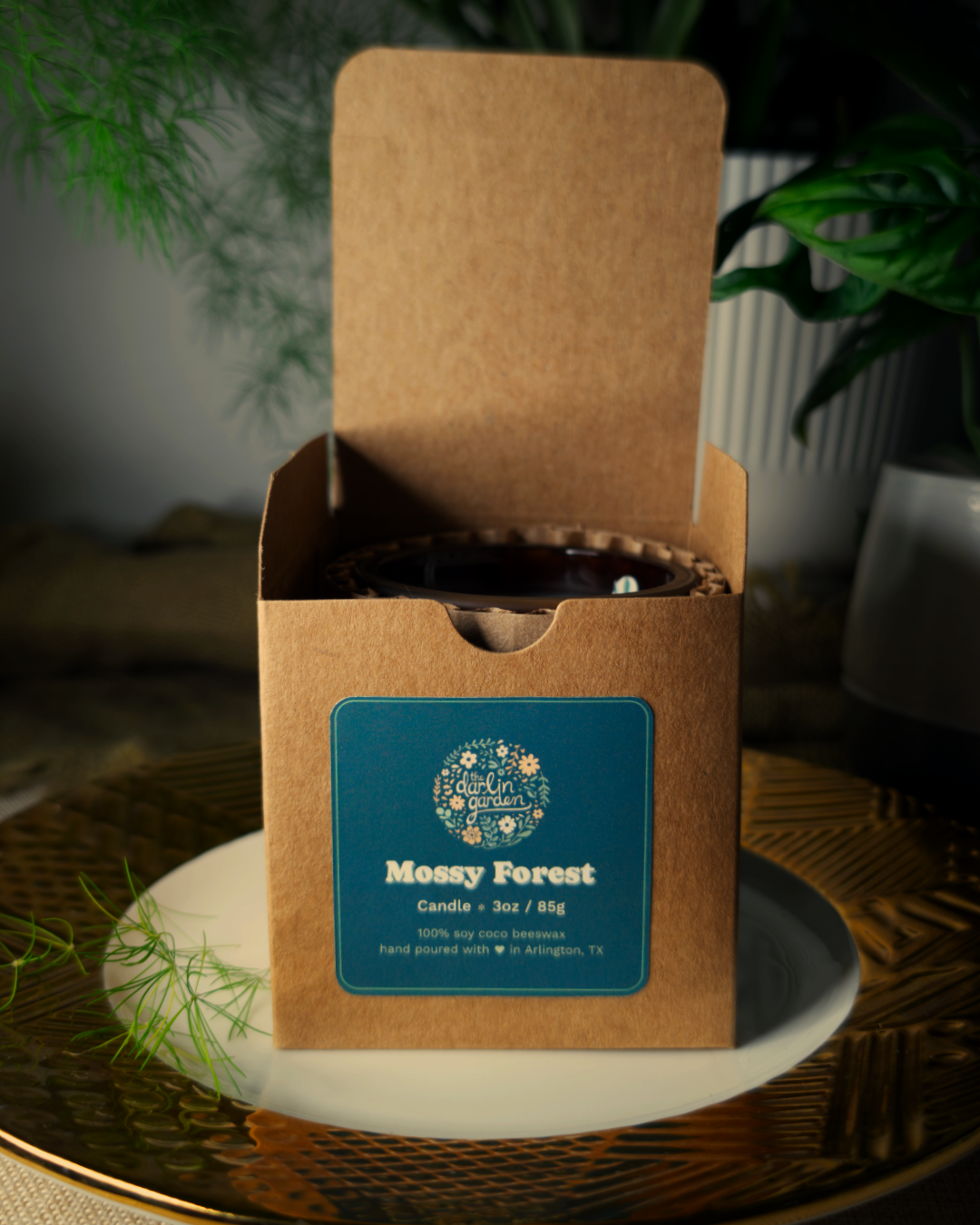 Mossy Forest Wood Wick Candle