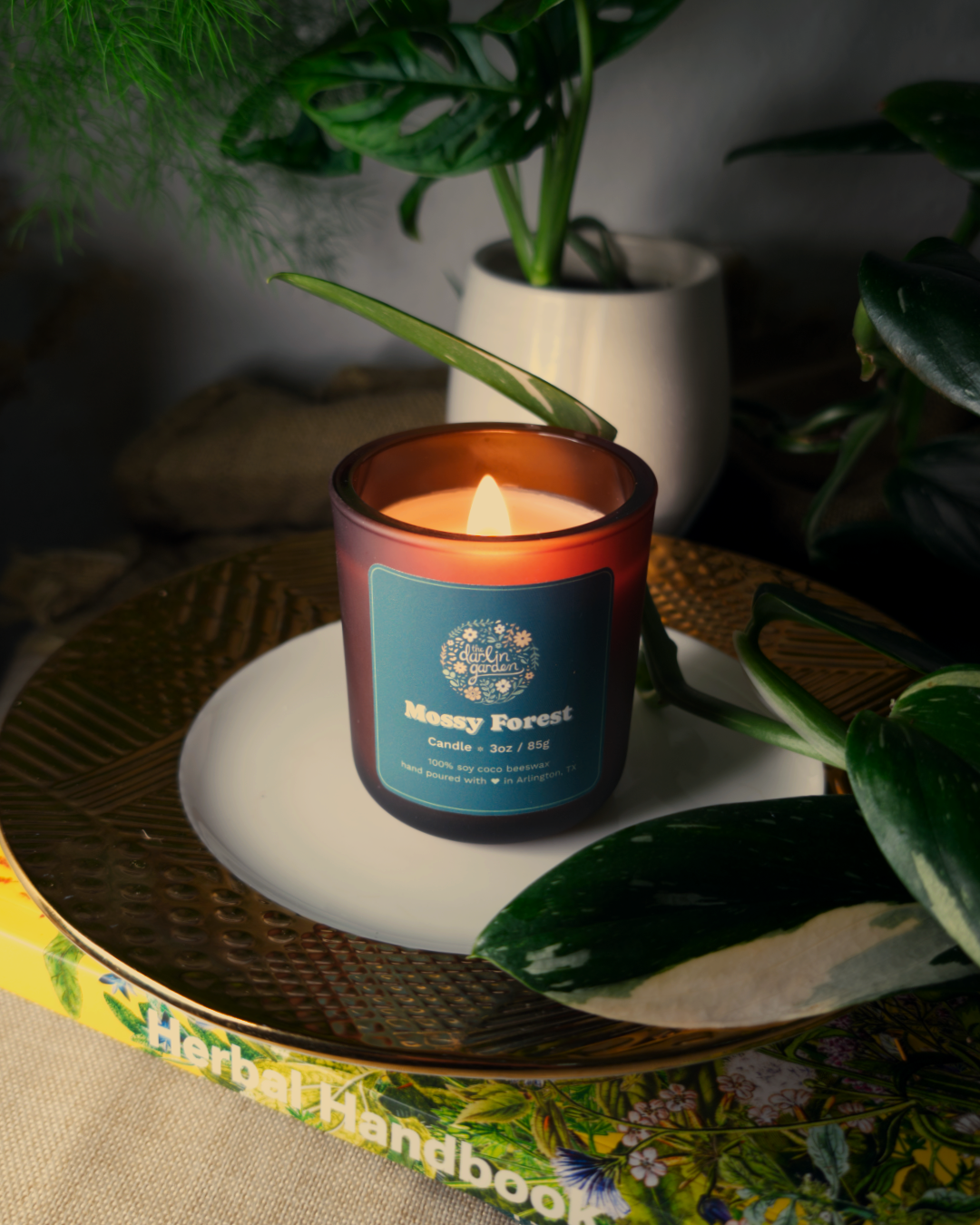 Mossy Forest Wood Wick Candle