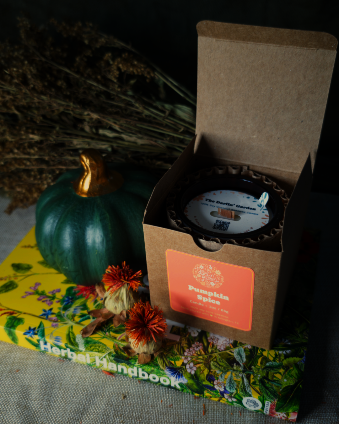 Pumpkin Spice Wood Wick Candle