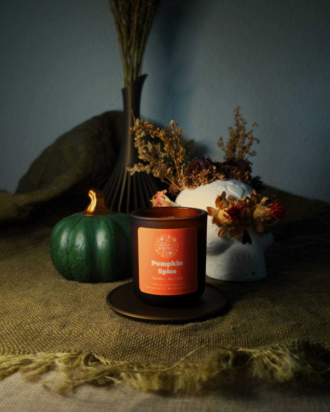Pumpkin Spice Wood Wick Candle