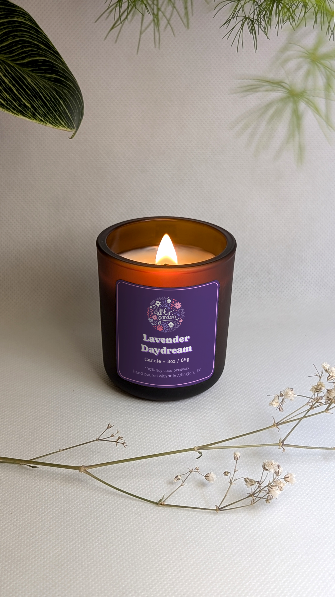 Lavender Daydream Wood Wick Candle