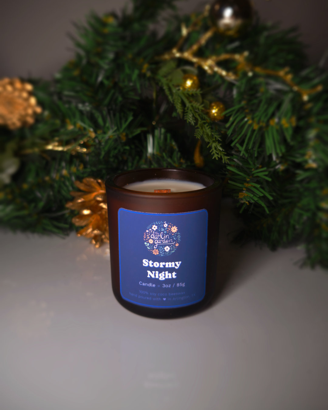 Stormy Night Wood Wick Candle