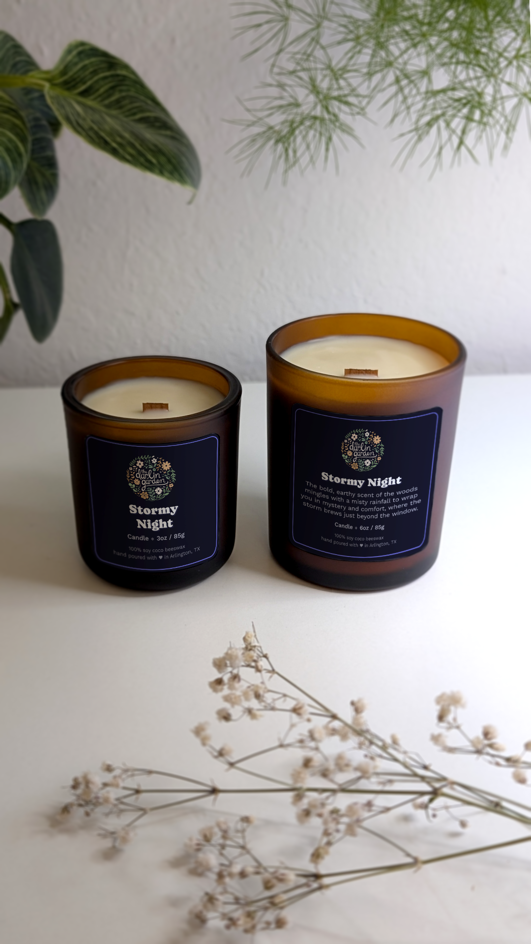 Stormy Night Wood Wick Candle