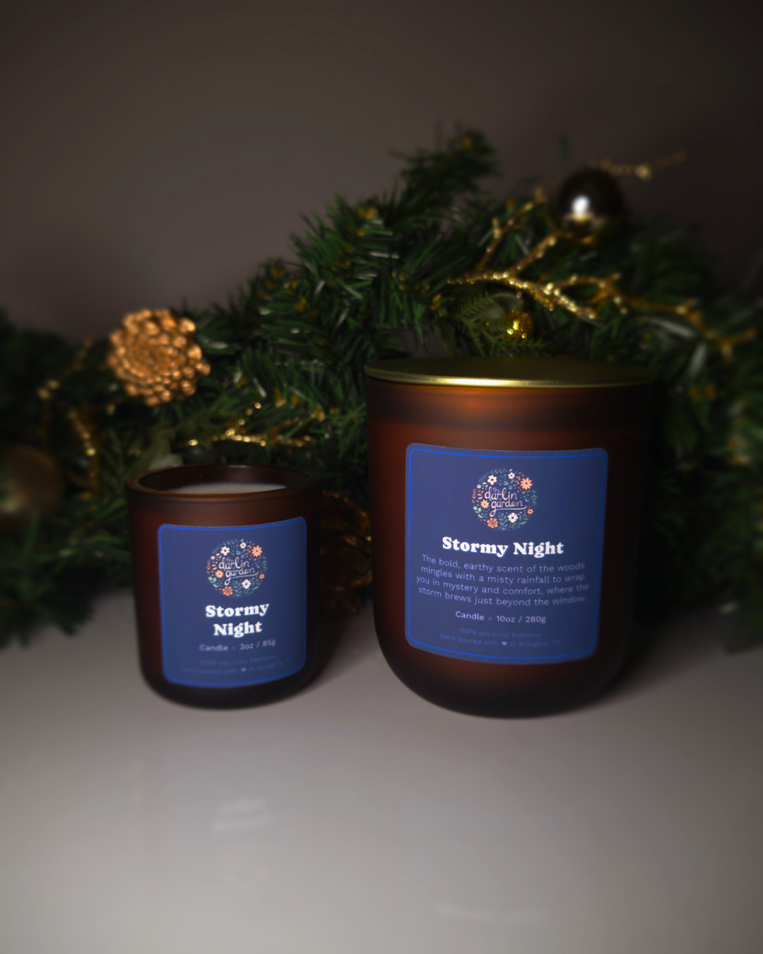 Stormy Night Wood Wick Candle