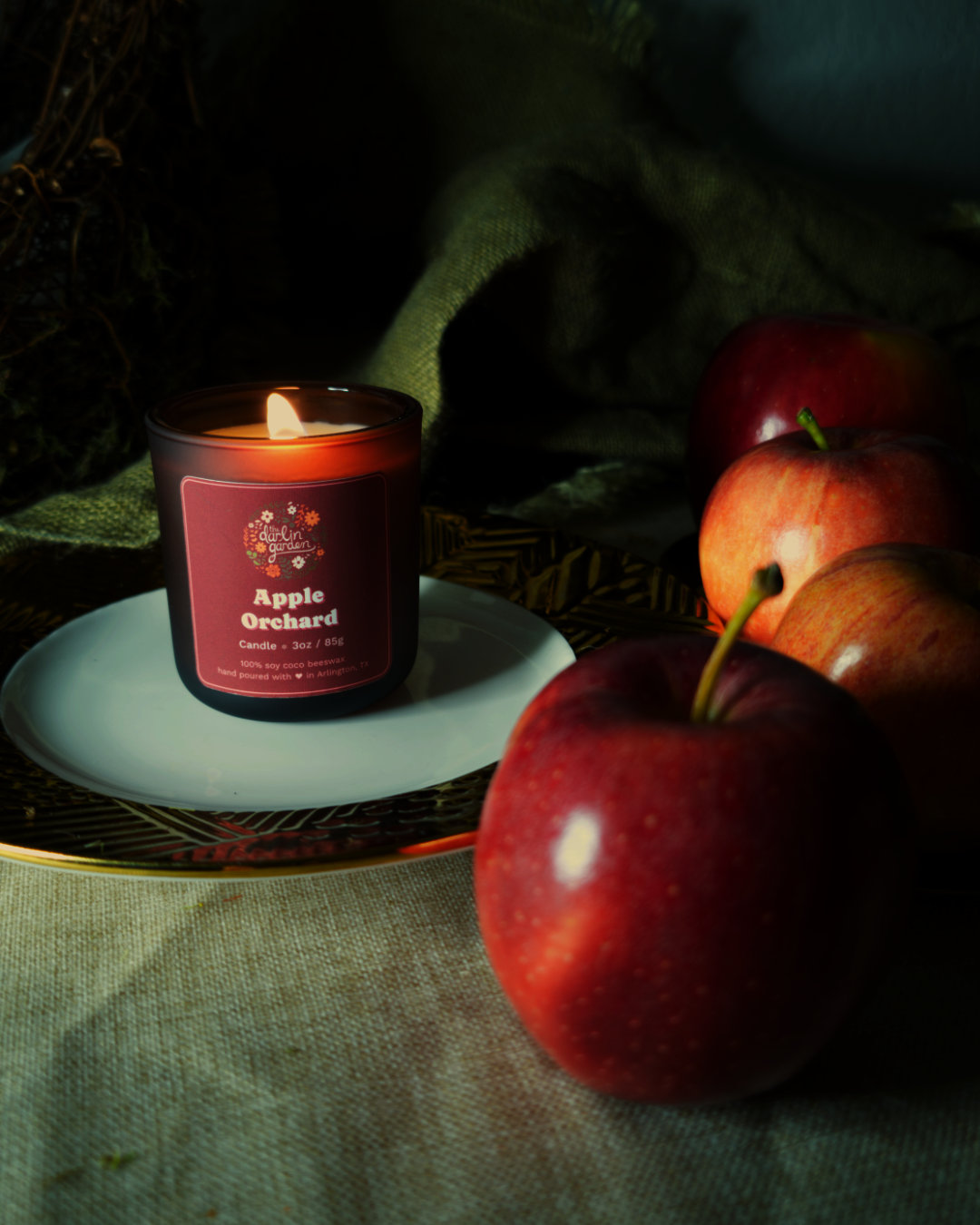 Apple Orchard Wood Wick Candle
