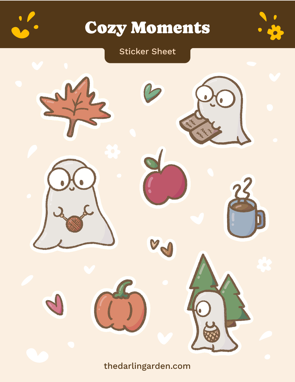 Cozy Moments Sticker Sheet