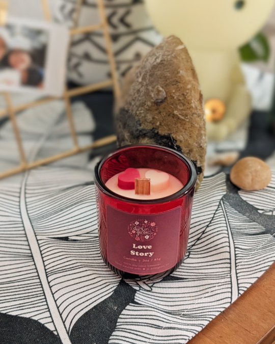 Love Story Wood Wick Candle