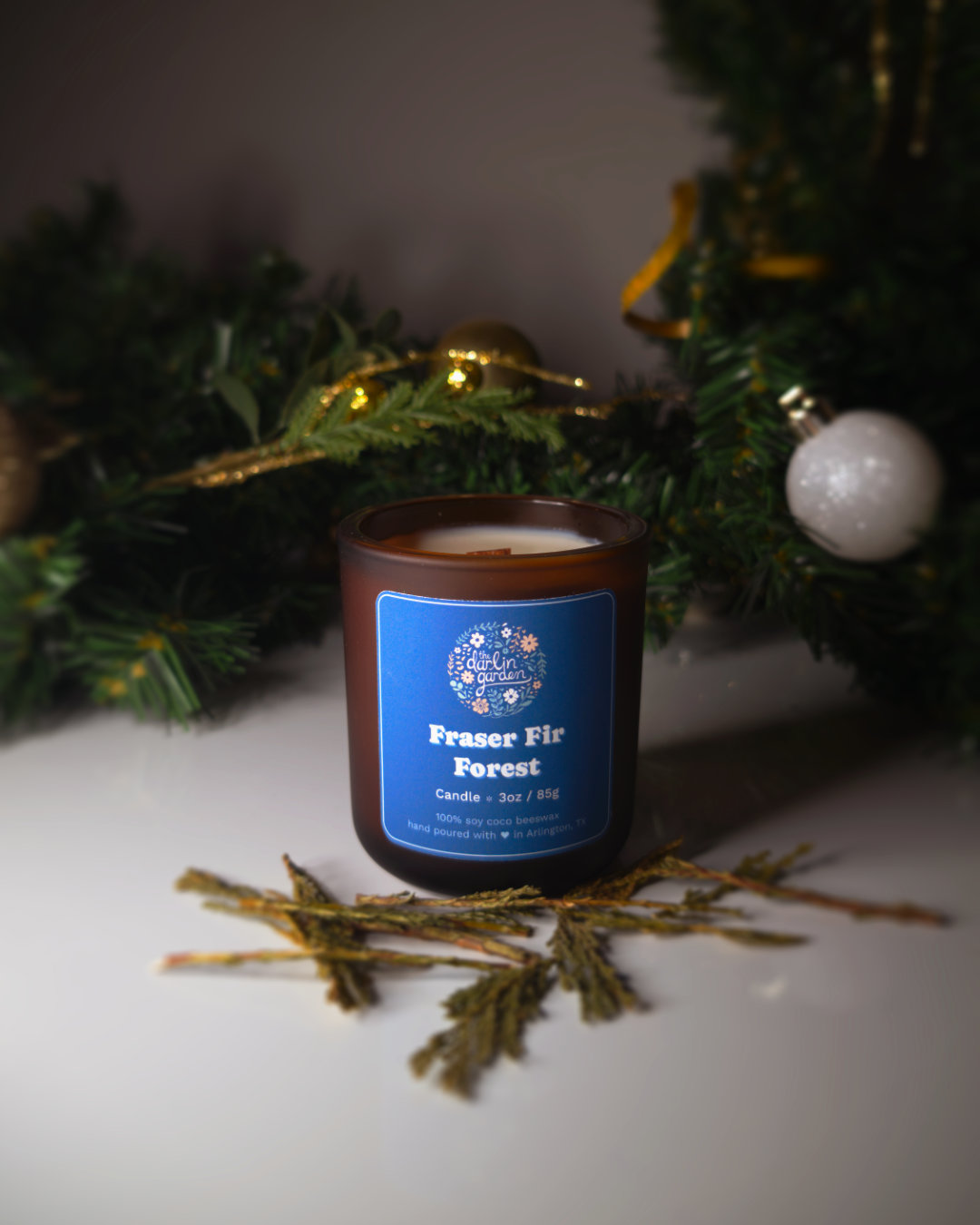 Fraser Fir Forest Wood Wick Candle