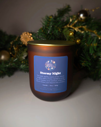 Stormy Night Wood Wick Candle