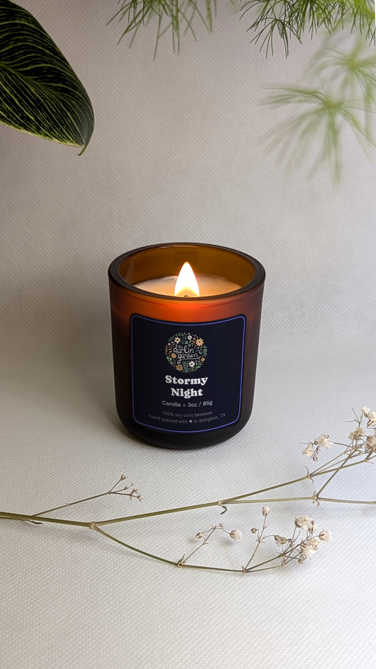 Stormy Night Wood Wick Candle