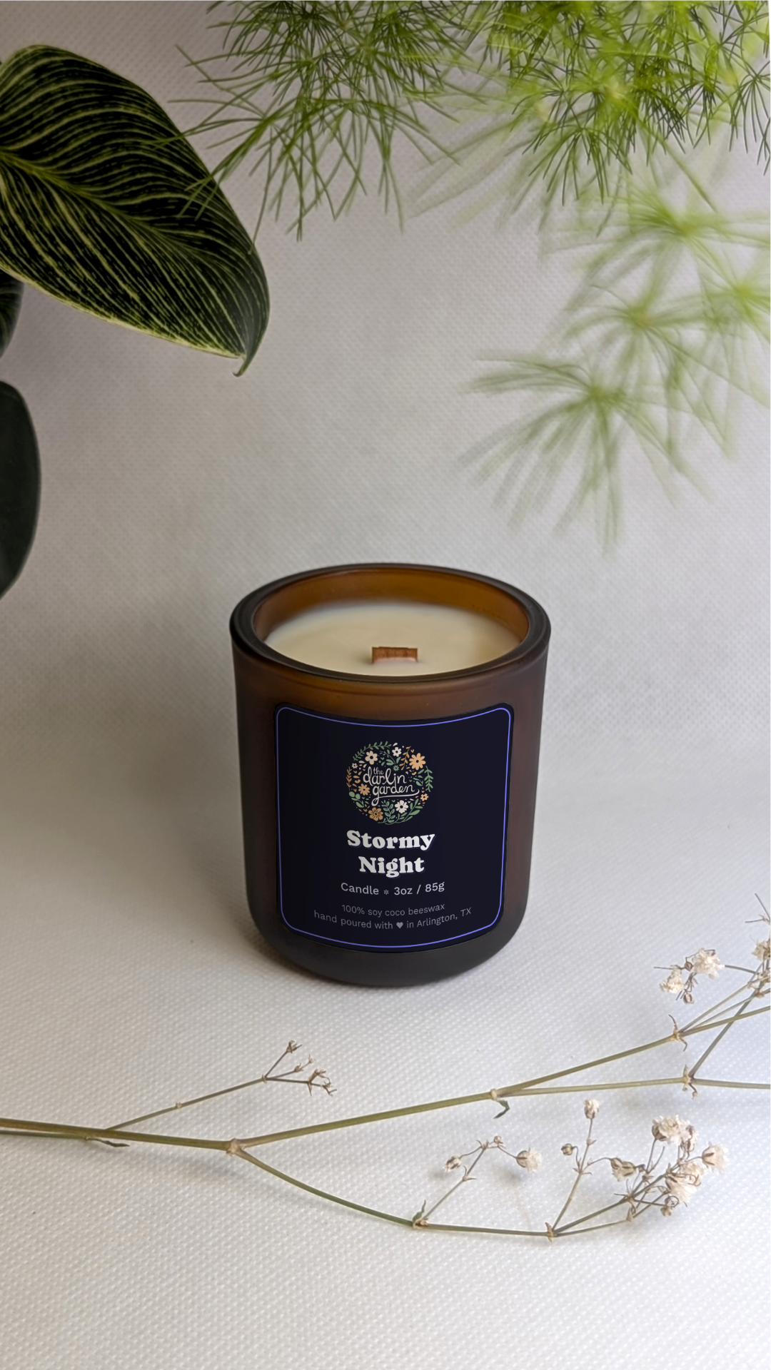 Stormy Night Wood Wick Candle