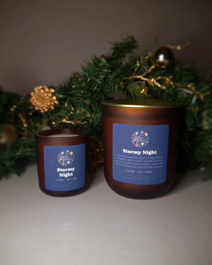Stormy Night Wood Wick Candle
