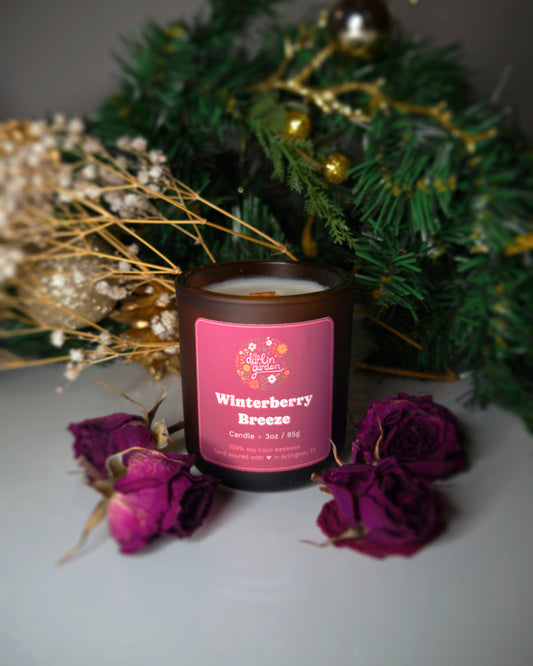 Winterberry Breeze Wood Wick Candle